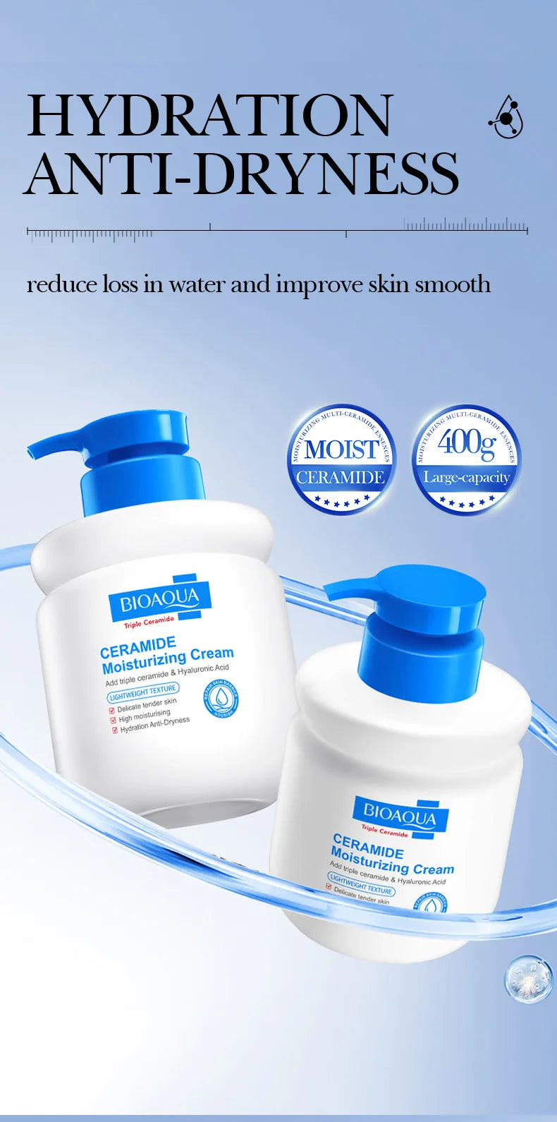 Luxe Ceramide Body Lotion - Deep Hydration for Silky Smooth Glass Skin