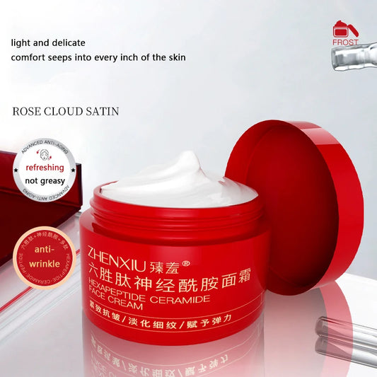 Hexapeptide Ceramide Cream - Anti-Wrinkle Firming & Brightening Treatment