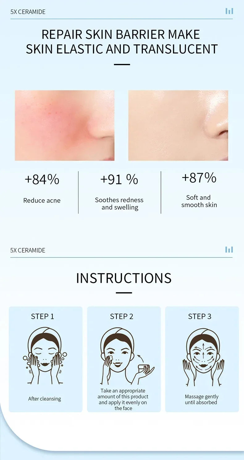 Ceramide Barrier Repair Cream - Intensive Moisture for Dry Skin