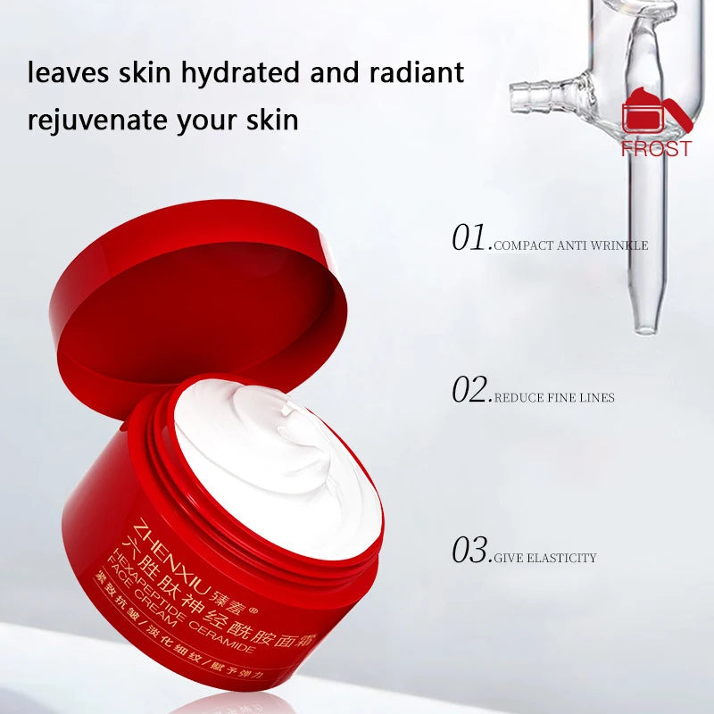 Hexapeptide Ceramide Cream - Anti-Wrinkle Firming & Brightening Treatment