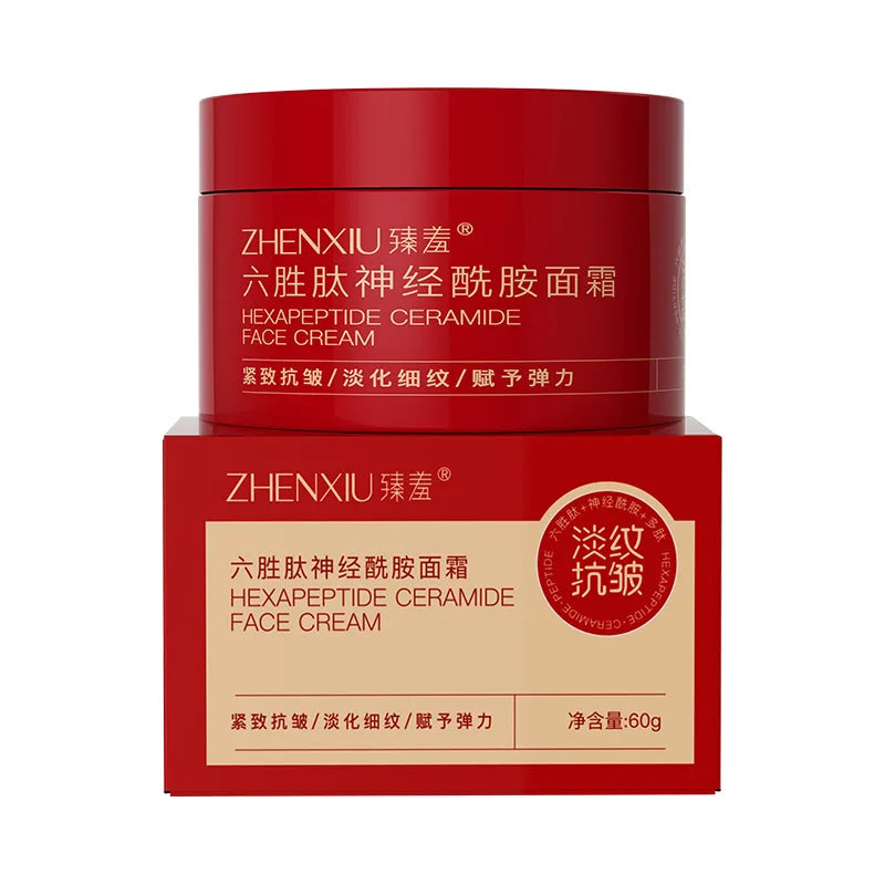 Hexapeptide Ceramide Cream - Anti-Wrinkle Firming & Brightening Treatment